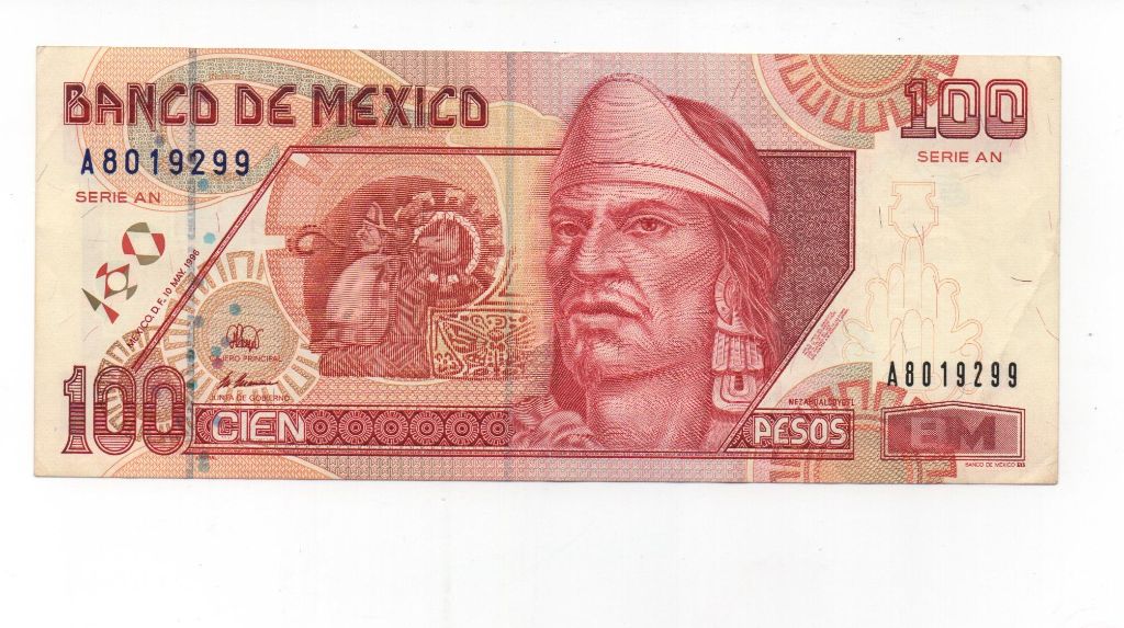 MEXICO DEL AÑO 1996 DE 100 PESOS